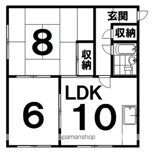 パールハイム【3階】の間取り